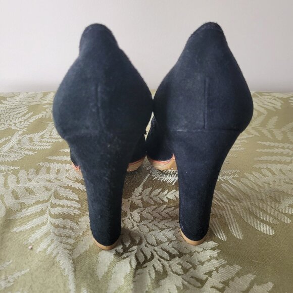Talbot Suede Heels - Picture 4 of 7